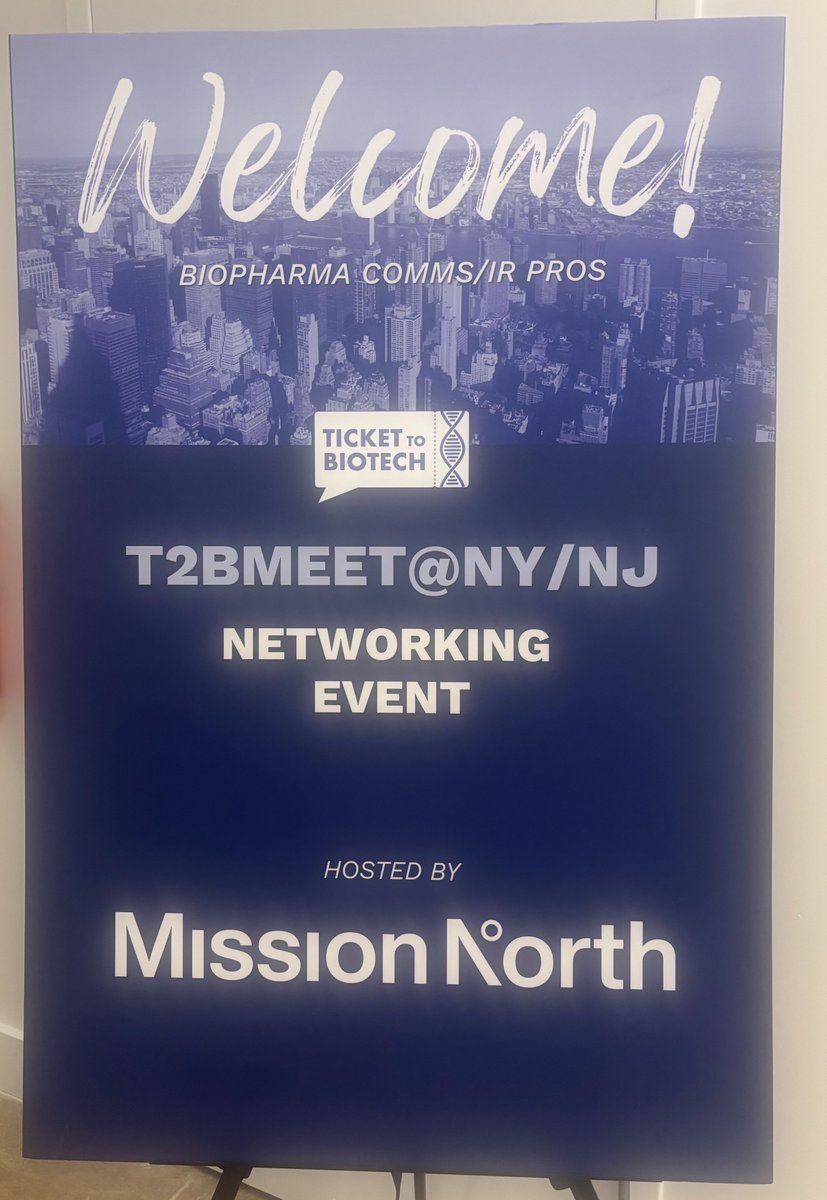 BritaBelli's tweet image. ⛈️ Navigating the storm in biotech comms.
Last night, I attended a frank and necessary panel discussion for biotech pr and comms folks in NYC hosted by @missionnorth in their NYC office.
The panel featured a cross-section of professionals whose careers are impacted by these…