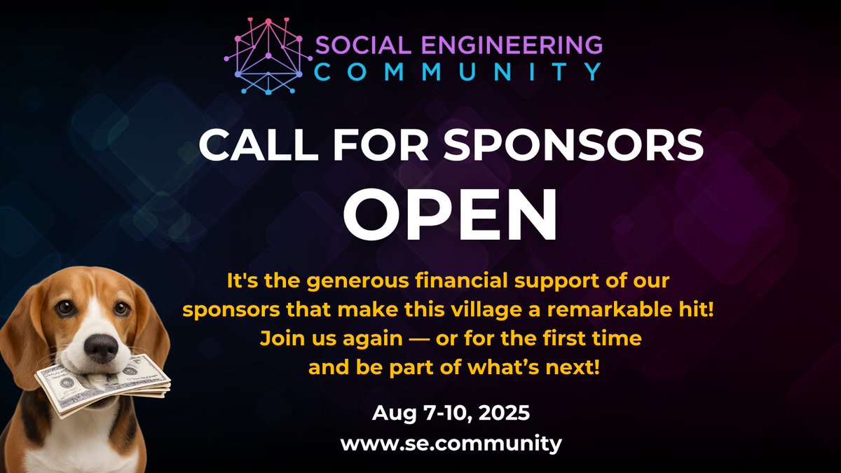 sec_defcon's tweet image. 🚨 Platinum sponsorships are officially sold out! 🚨
But a few unique opportunities are still up for grabs — including Research and Lanyard packages.
We’d love to have you as a sponsor. See what’s still available: se.community/dc-sponsors/