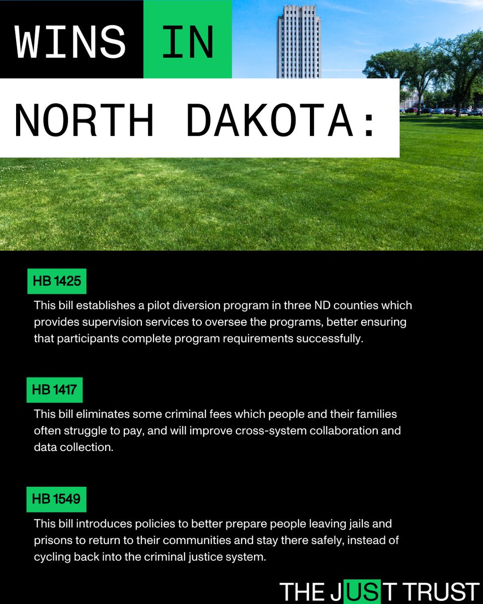 More legislative news from our partners working in North Dakota. These new laws focus resources on efforts that promote recovery and help people leaving prison successfully transition back into the community.