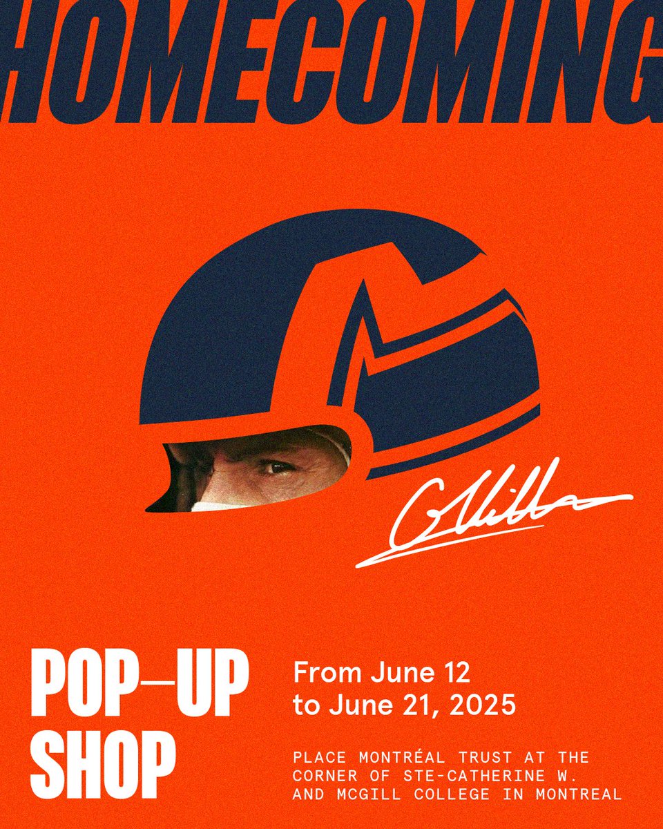 GVOfficial's tweet photo. On the occasion of the #CanadianGP, the Villeneuve family is inviting you to a pop-up shop in the heart of downtown Montreal to celebrate the legacy of Gilles Villeneuve. Come discover Gilles’ helmet collection, from snowmobiling to F1, his original 1973 Formula Ford, and more! https://t.co/VsYIVBNDeP