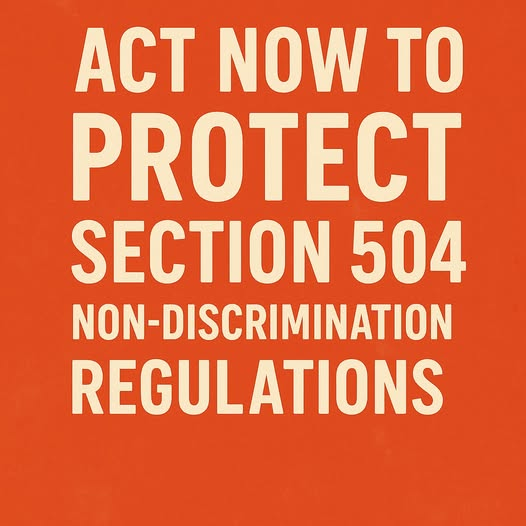 arc_sc's tweet photo. 🚨 Urgent: The Dept. of Energy is trying to roll back key disability rights protections under Section 504—without public input.

Unless we act, these changes take effect July 15.
🗓️ Submit your comment by June 16: https://t.co/9dk7YHCiMX
#DisabilityRights #Protect504 #TheArcofSC https://t.co/0yVRdBUMji