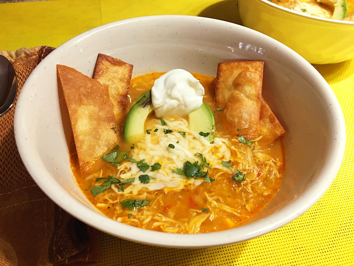 clubfoody (@clubfoody1) on Twitter photo Today is National #TortillaDay
Chicken Tortilla Soup... a great comfort food!🥣🥰
(check out my previous posts 👇 for more tortilla recipes)
#YouTube 📽️: youtu.be/o3EbgHcCS5w
#RECIPE ➡️: clubfoody.com/cf-recipes/chi…
<a href="/EventGuideToday/">EventGuide Today</a> <a href="/DiningGuide2Day/">DiningGuide Today</a> #RecipeOfTheDay Today is National #TortillaDay
Chicken Tortilla Soup... a great comfort food!🥣🥰
(check out my previous posts 👇 for more tortilla recipes)
#YouTube 📽️: youtu.be/o3EbgHcCS5w
#RECIPE ➡️: clubfoody.com/cf-recipes/chi…
<a href="/EventGuideToday/">EventGuide Today</a> <a href="/DiningGuide2Day/">DiningGuide Today</a> #RecipeOfTheDay