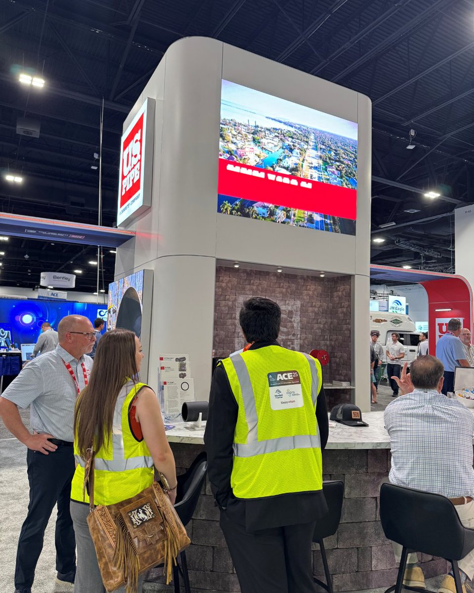 USPipe1899's tweet photo. What a week at #ACE25! Thank you to everyone who visited our booth, joined us at the unforgettable Coors Field event, and engaged in meaningful conversations about the future of water infrastructure. Can’t wait to do it all again next year! #uspipe #ductileiron https://t.co/NQZoGOEGCI