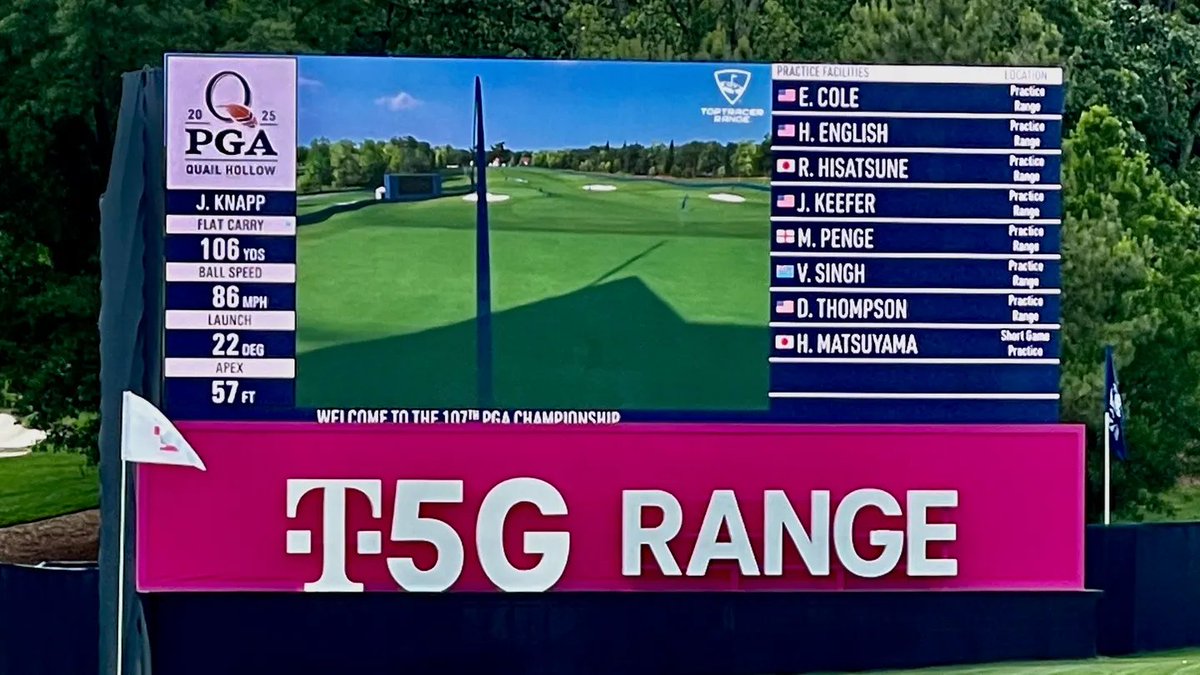 T-Mobile Business (@tmobilebusiness) on Twitter photo Multi-angle coverage. AI-enhanced data. Fast media sharing.
At the #PGAChampionship, our #5G solutions delivered reliable performance across the course.
As <a href="/MelodyBrue/">Melody Brue</a> shared in Forbes, it’s a strong signal of what’s possible when #Connectivity scales.
👉 Multi-angle coverage. AI-enhanced data. Fast media sharing.
At the #PGAChampionship, our #5G solutions delivered reliable performance across the course.
As <a href="/MelodyBrue/">Melody Brue</a> shared in Forbes, it’s a strong signal of what’s possible when #Connectivity scales.
👉