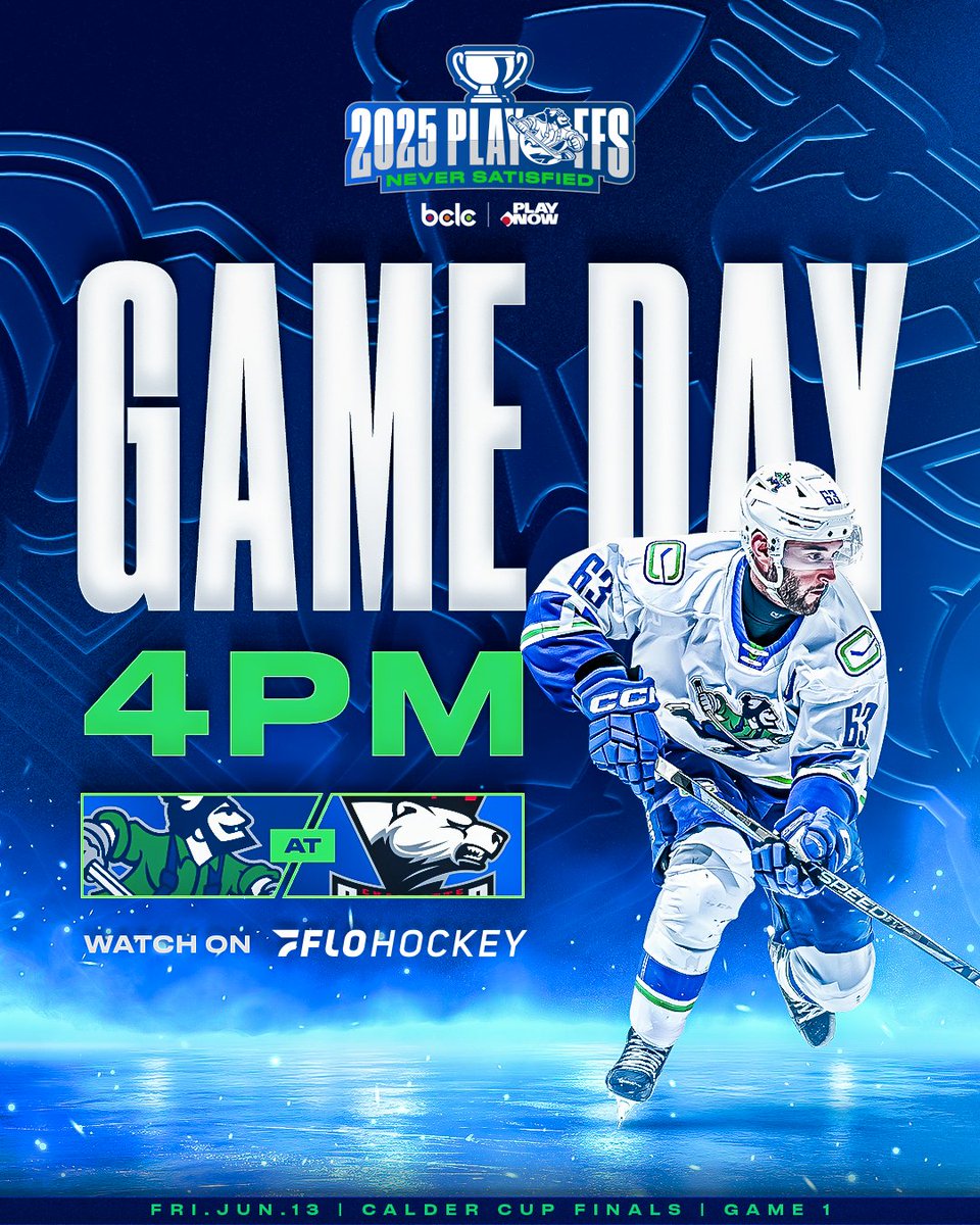 abbycanucks's tweet photo. THE CALDER CUP FINALS START TONIGHT βΌοΈ
β° | 4:00 PM
π| Bojangles Coliseum
π | Charlotte Checkers
πΊ | https://t.co/HUVZm7aSFK
π» | Sportsnet 650 https://t.co/ngPfJjGTin