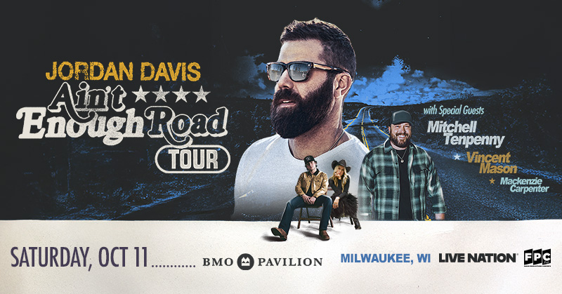 BMO Pavilion (@bmopavilion) on Twitter photo JUST ANNOUNCED❗<a href="/mackcarpmusic/">Mackenzie Carpenter</a> will be joining <a href="/JordanCWDavis/">Jordan Davis Music</a>, <a href="/m10penny/">Mitchell Tenpenny</a>, & <a href="/VincentMason_/">Vincent Mason</a> on October 11 for the "Ain't Enough Road" Tour. 🔥
Get your tickets: ticketmaster.com/event/0700627B… JUST ANNOUNCED❗<a href="/mackcarpmusic/">Mackenzie Carpenter</a> will be joining <a href="/JordanCWDavis/">Jordan Davis Music</a>, <a href="/m10penny/">Mitchell Tenpenny</a>, & <a href="/VincentMason_/">Vincent Mason</a> on October 11 for the "Ain't Enough Road" Tour. 🔥
Get your tickets: ticketmaster.com/event/0700627B…