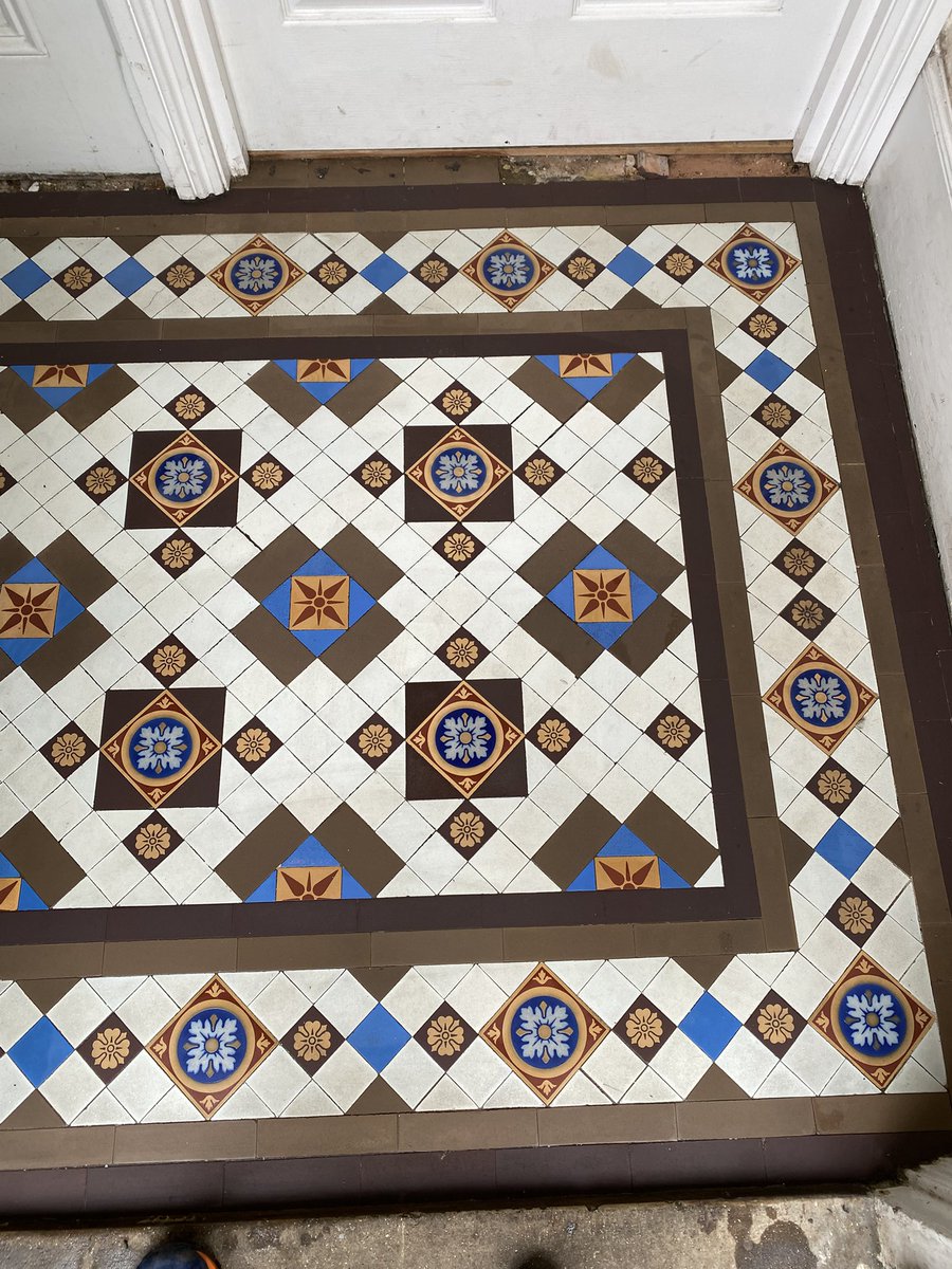 JBTiling's tweet image. Victorian floor cleaned in Hove