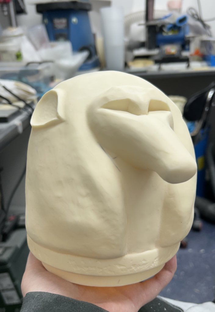 AMHmakes's tweet image. The first cast from the new mould!
Next up painting.

#DoctorWho #PyramidsofMars #Sutekh