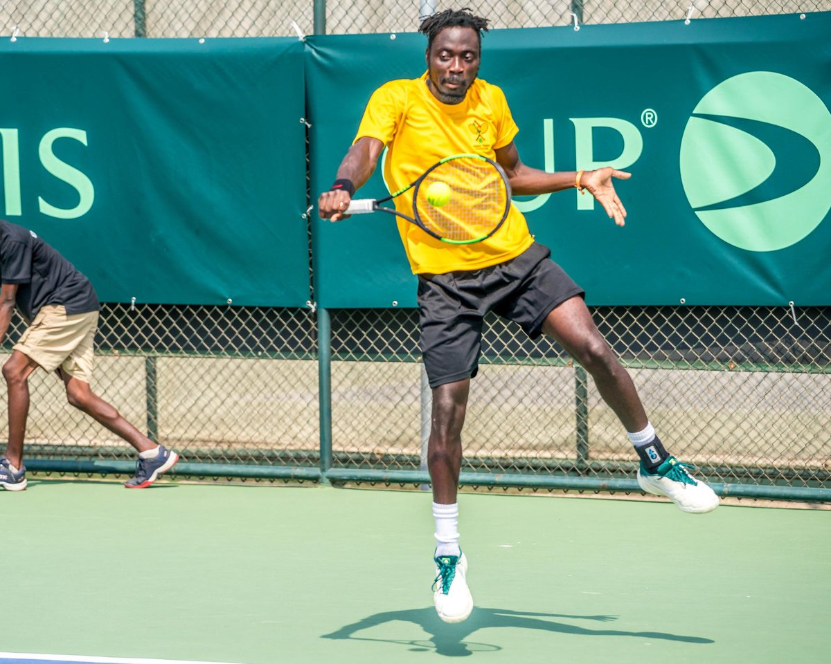 GabrielAmoakoh2's tweet photo. Ghana's top seed for the 2025 Davis Cup Isaac Nortey demonstrated his dominance over opponent Emerson Pedro of Angola winning 6-2, 6-1.
@Listo_Mens @AsafoObed @garyalsmith https://t.co/YXrj7y9okH