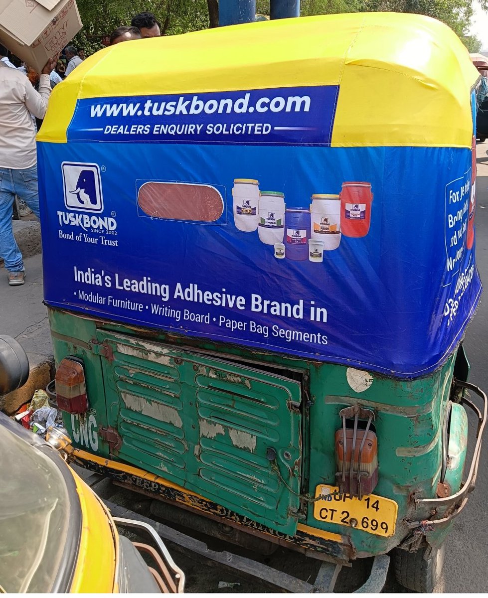 TUSKbond's tweet photo. Recent Auto Hoods Ad Campaign at Noida, Greater Noida, Sahibabad, etc https://t.co/cTqvqu890I