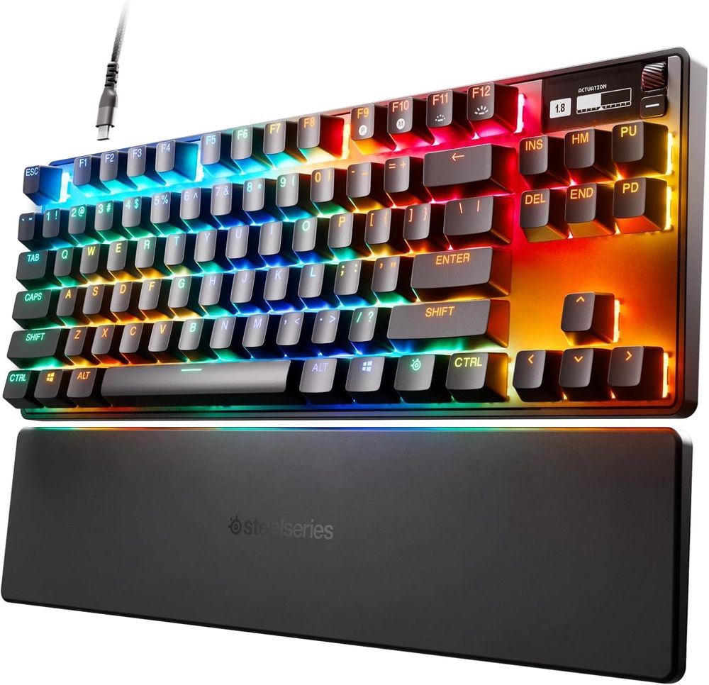 game_watch's tweet photo. 【Amazonセール】SteelSeriesのキーボード「Apex Pro」、「Apex 9」シリーズがお… https://t.co/4SqybLWG34 #Amazon #SteelSeries #ApexPro #Apex9 https://t.co/9rzUoVUpsU