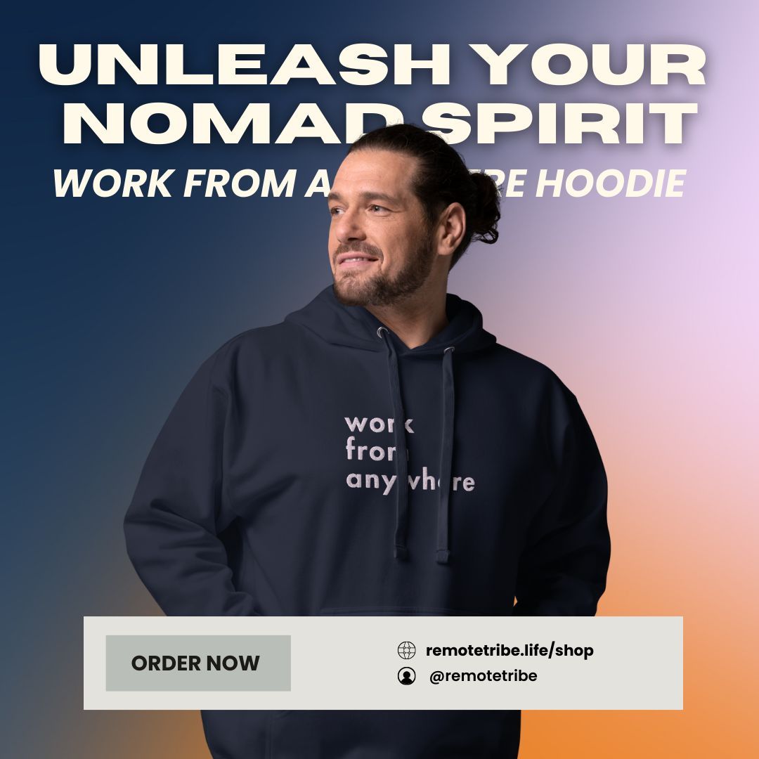 RemoteTribeLife's tweet image. 🌎💻 Stay chic while you work from anywhere! Our 'Work From Anywhere' hoodie is the ultimate WFH fashion statement. 

SHOP NOW. buff.ly/OsCMiL9 

#ProductivityInStyle #RemoteLife #Apparel #RemoteTribeCollection #RemoteTribeCommunity #CommunityApparel