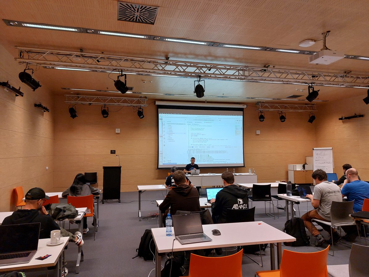 x33fcon's tweet photo. #Workshop "Defeating #Encryption By Using Unicorn Engine" at #x33fcon by @xoreipeip - #reverseEngineering #hardwareHacking #red https://t.co/6eDHvw6TfH