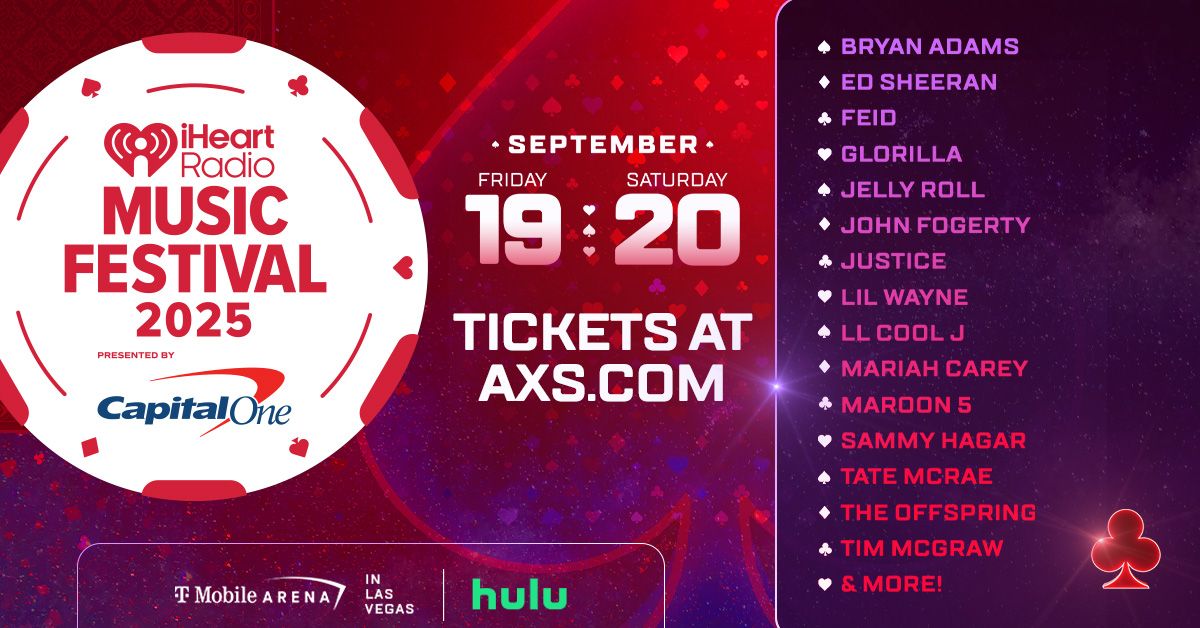 Tickets for #iHeartFestival are on sale NOW! 🕺🎲