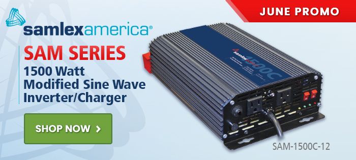 DonRoweCom's tweet photo. Power your #emergencybackup or #offgrid setup with the Samlex SAM-1500C-12 Inverter/Charger! 1500W modified sine wave output, 30A transfer switch, and 15A battery charger—all in one compact unit. Available for only $279.99 for a limited time! https://t.co/h0r9iOklLO #sumppump https://t.co/ADygV9haZw