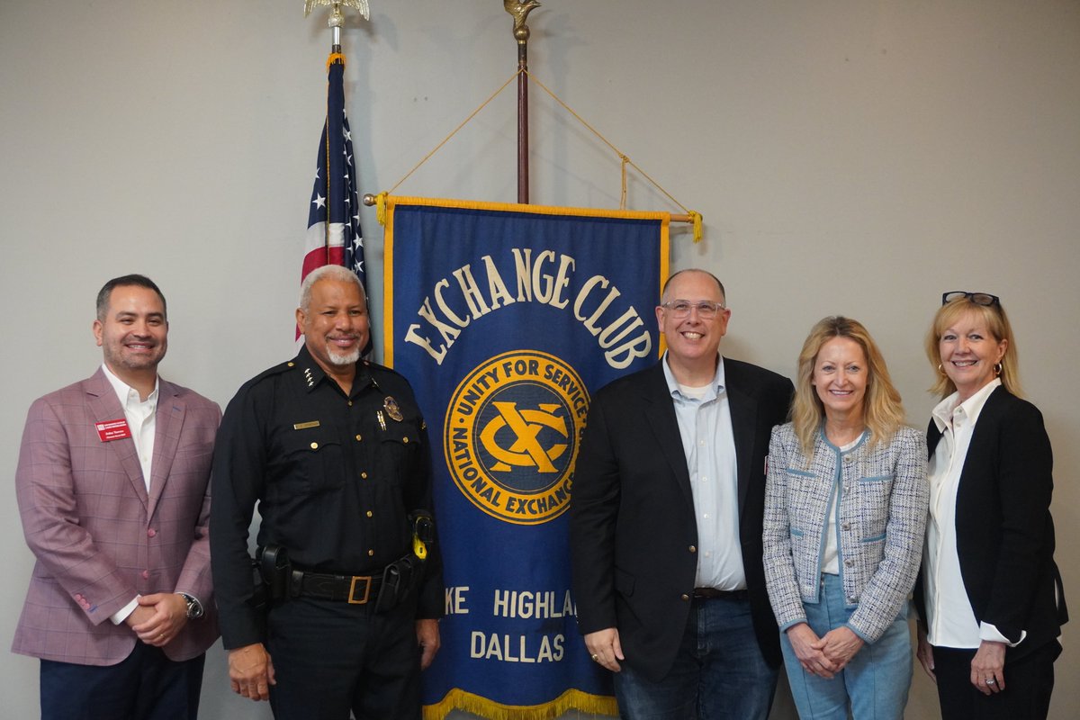 ChiefComeauxDPD's tweet image. Great start to the morning connecting with local leaders over breakfast with the Exchange Club of Lake Highlands and Councilmember Stewart. Meaningful connections like these help us stay connected and focused on what truly matters.