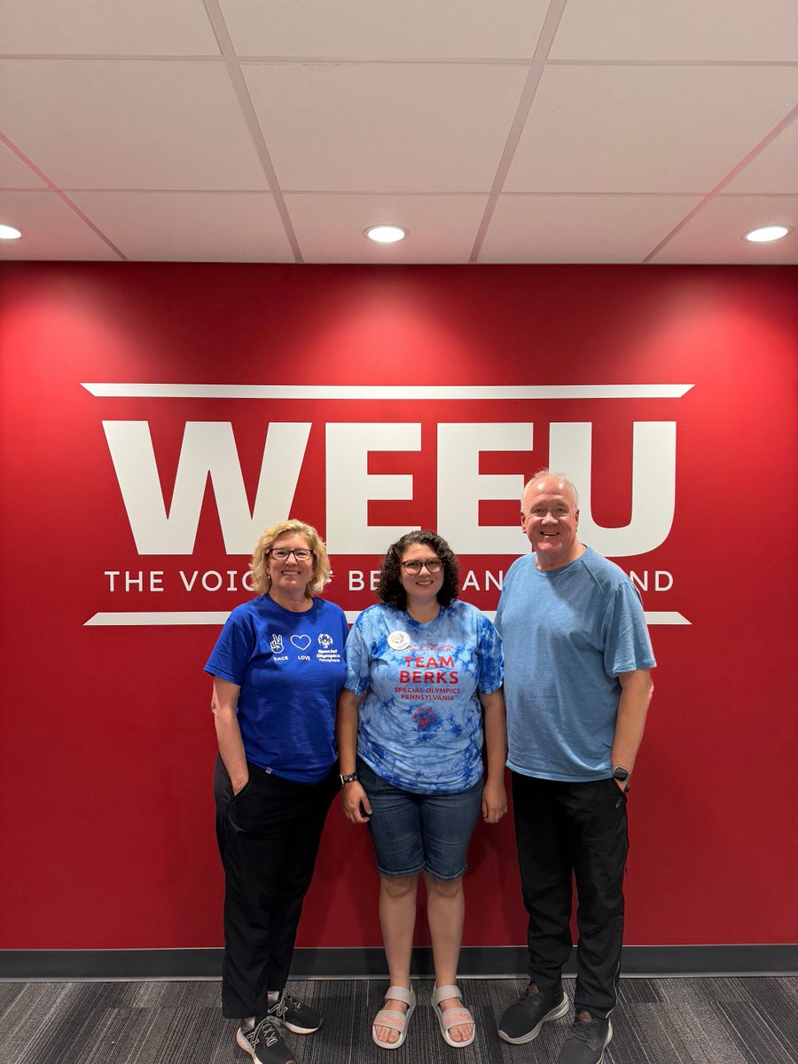 Don't forget to listen to this week's episode of "A Slice of Sports" as a podcast!

This week, Jeff was joined by Julie Benjamin, the Executive Director of Special Olympics Pennsylvania, and Kylah Schlott who is a Berks County Special Olympics Athlete!

Adam Cooke also talked