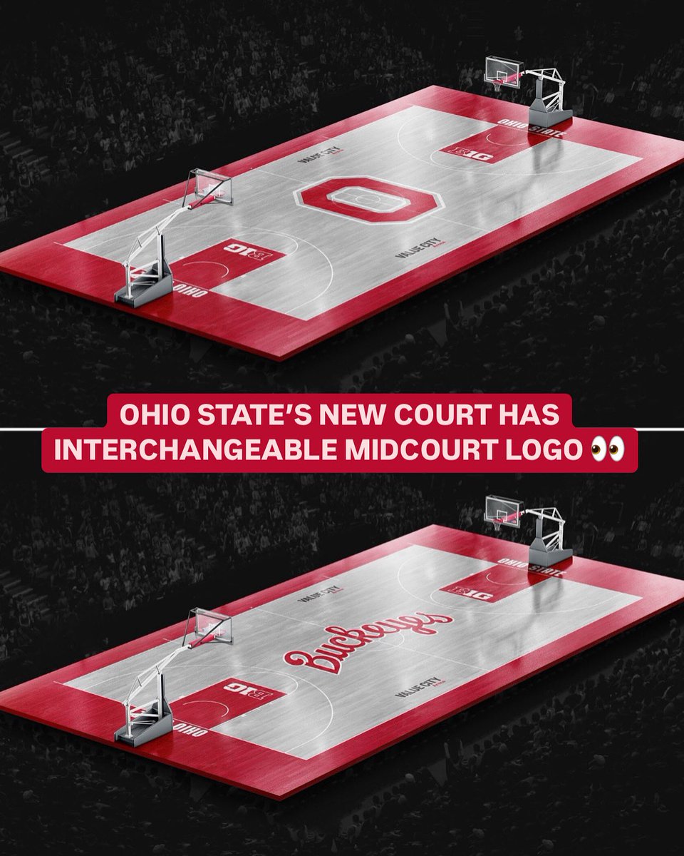 That interchangeable midcourt logo 🔥👏

#B1GMBBall x #B1GWBBall