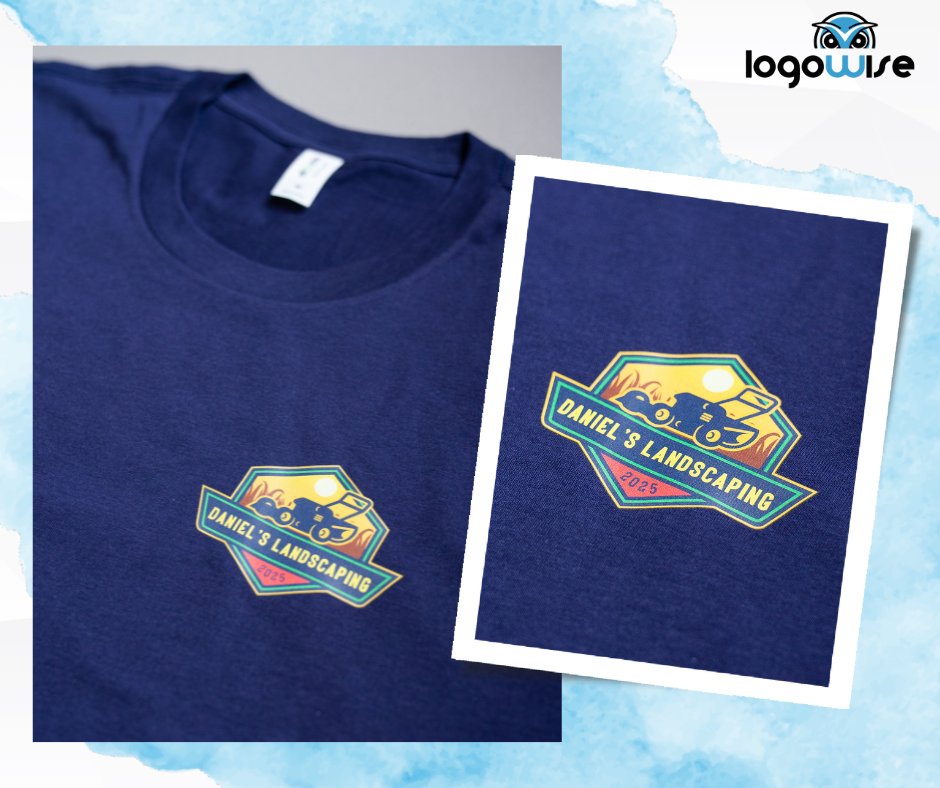 Small logo, big details. With our vinyl transfer decoration method- we can bring those big and bold colors to life with precision! Have a multicolor logo and not sure the best way to use it on apparel? Reach out to us today! 

 🖥️ logowise.com