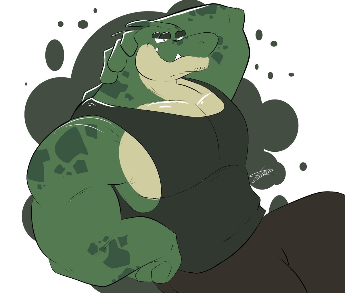 BowsarTheKoopa's tweet image. A trade with @Josnoir_ from a long ago! 🐊