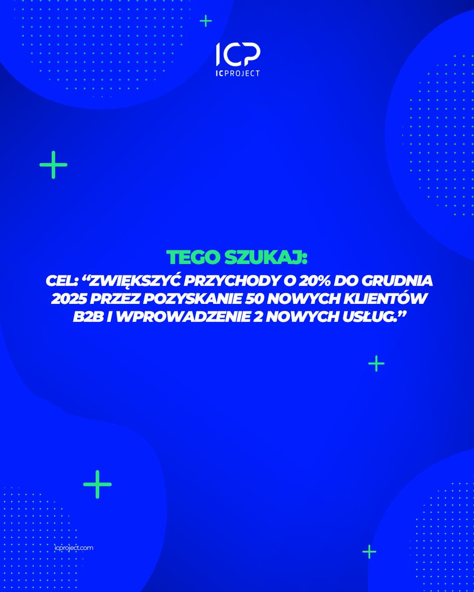 "W 2025 chcemy zwiększyć przychody!"
To najczęstszy cel firmowy na nowy rok - ambitny, oczywisty i... kompletnie bezużyteczny.

Cele powinny być SMART (a może jeszcze lepiej, SMARTER).
Napisaliśmy o tym kompletny przewodnik: icproject.com/blog/cenna-wie…