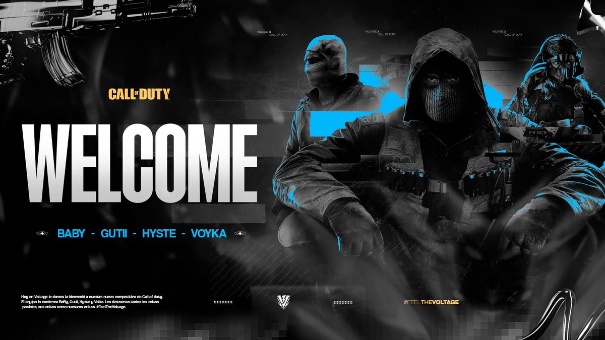 ⚡ VOLTAGE x CALL OF DUTY: ESCUADRÓN DE LA TORMENTA ⚡

El cielo retumba. El caos cobra forma.
Cuando truena el horizonte, nacen los depredadores definitivos:
•🎯 <a href="/19Gutii/">ioze</a> – Fuego de precisión quirúrgica
•🎮 <a href="/xBaByGOAT/">BaBy</a> – Rayo impetuoso, exterminio inminente
•🧠 <a href="/HysteTW/">Hyste</a> –