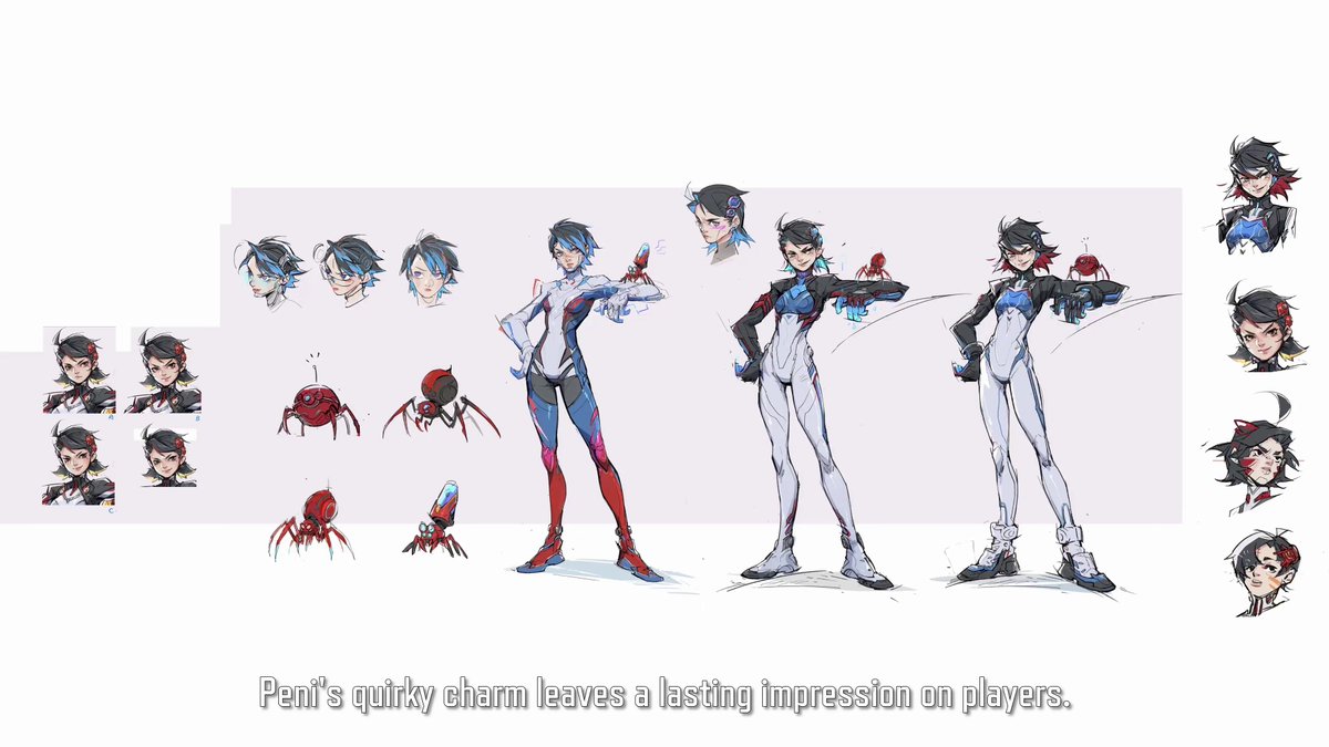 RivalsLeaks's tweet image. Peni Parker concept art
#MarvelRivals