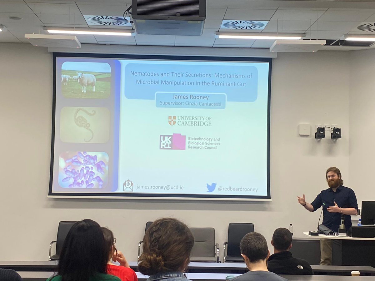 James Rooney (@redbeardrooney) on Twitter photo It was a pleasure to present at this years <a href="/ISParasitology/">ISP</a>, giving an overview of my helminth - microbiota PhD work that I completed with <a href="/DrCinziaCanta/">Cinzia Cantacessi ๐ช๐บ๐ฎ๐น๐ฆ๐บ๐ฌ๐ง</a> at <a href="/Cambridge_Uni/">Cambridge University</a> @bbsrc It was a pleasure to present at this years <a href="/ISParasitology/">ISP</a>, giving an overview of my helminth - microbiota PhD work that I completed with <a href="/DrCinziaCanta/">Cinzia Cantacessi ๐ช๐บ๐ฎ๐น๐ฆ๐บ๐ฌ๐ง</a> at <a href="/Cambridge_Uni/">Cambridge University</a> @bbsrc