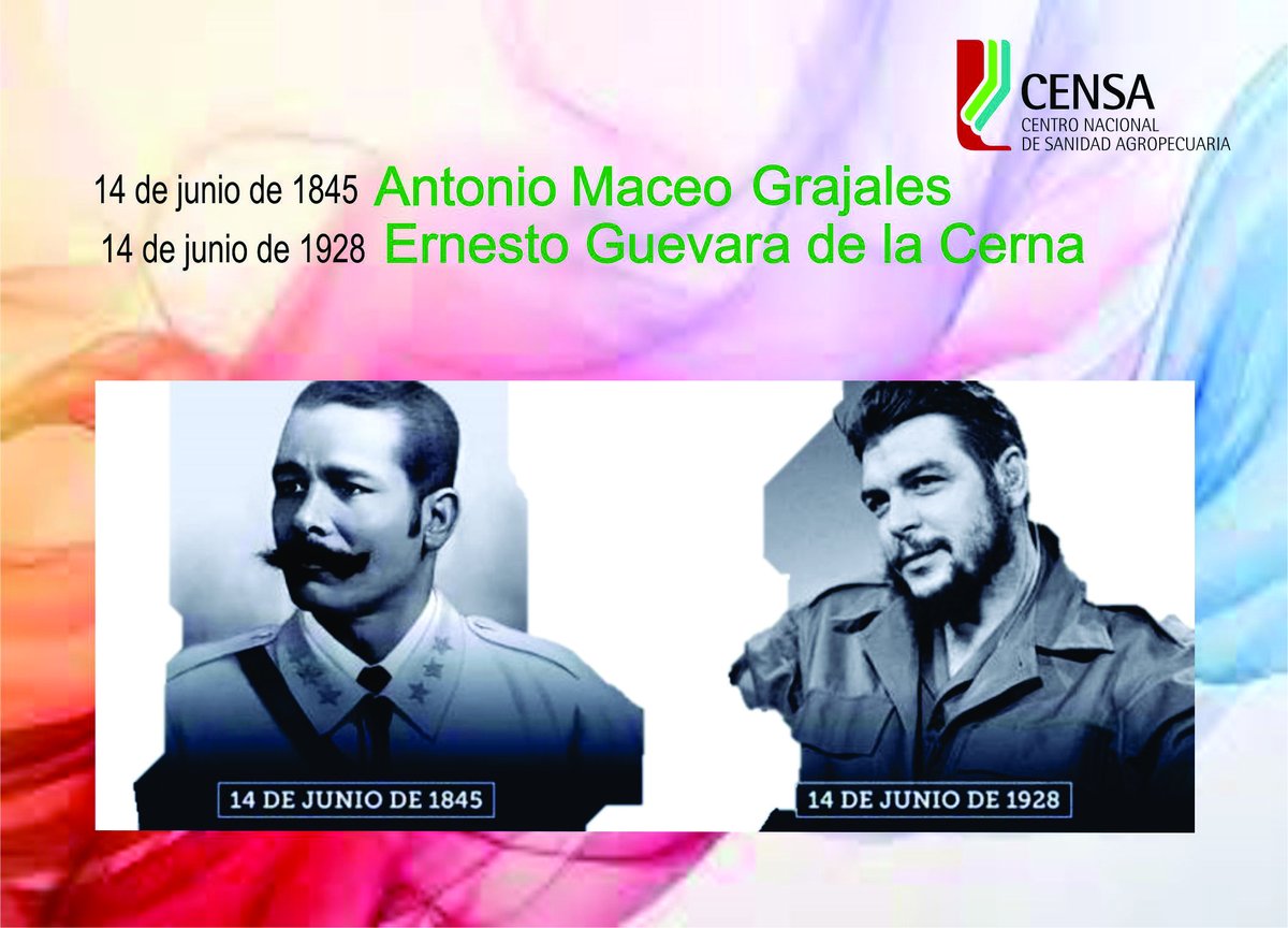 #HoyEnLaHistoria nacieron: ◾ Antonio Maceo (1845), el Titán de Bronce. ◾ Che Guevara (1928), el revolucionario de América.
Dos hombres, una misma convicción: ¡Libertad y justicia! 🗣️"La libertad se conquista, no se mendiga" Maceo ✊"Hasta la victoria siempre" Che
#14deJunio