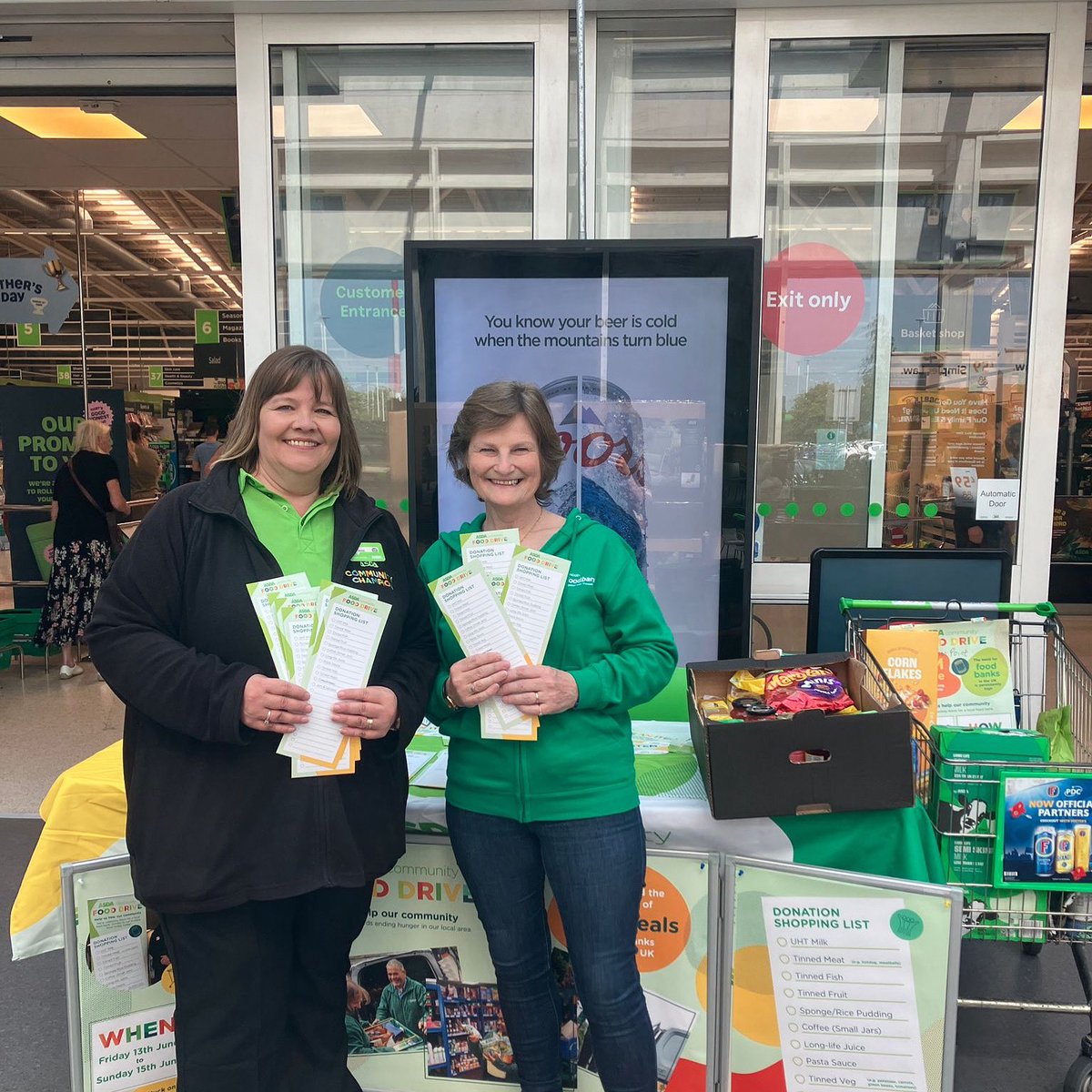 Wonderful volunteers from Foodbank are in ASDA in North Hykeham this weekend.

If you’re able to, please go along and donate whatever you feel comfortable with to support the charity’s work in our town and local area.