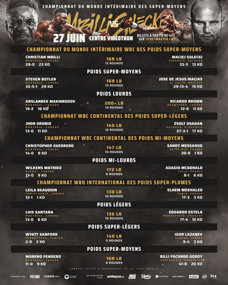 Gala grandiose, rien de moins! 17 ⭐️ boxrec ... Numbers don't lie!! Tigers on the loose chasing glory. #EottmArmy
