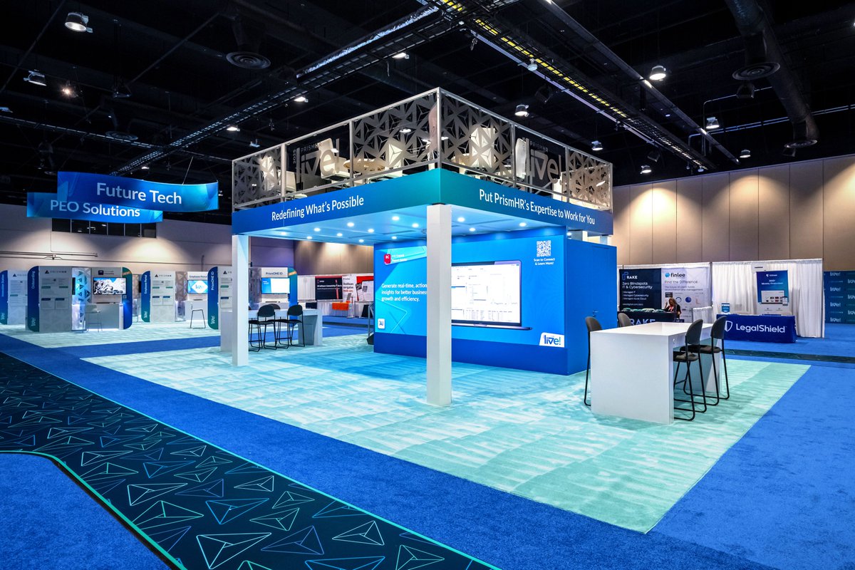 We don’t just build exhibits—we bring events to life! From design to installation, we delivered quality elements for <a href="/prismhrcloud/">PrismHR</a> LIVE! in Orlando. Check out what we created! 🎉✨#PrismHRLIVE #2020Exhibits  #EventDesign