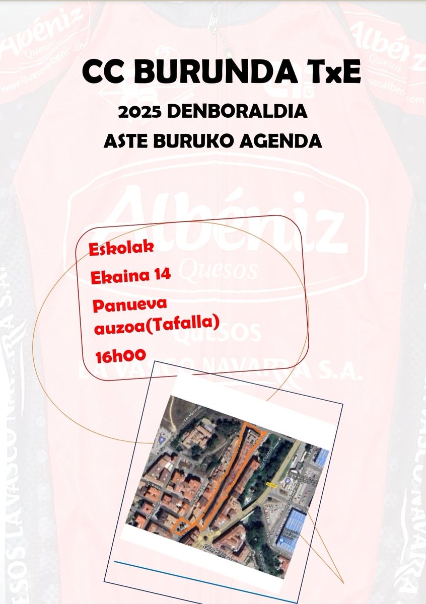 Asteburuko agenda fin de semana