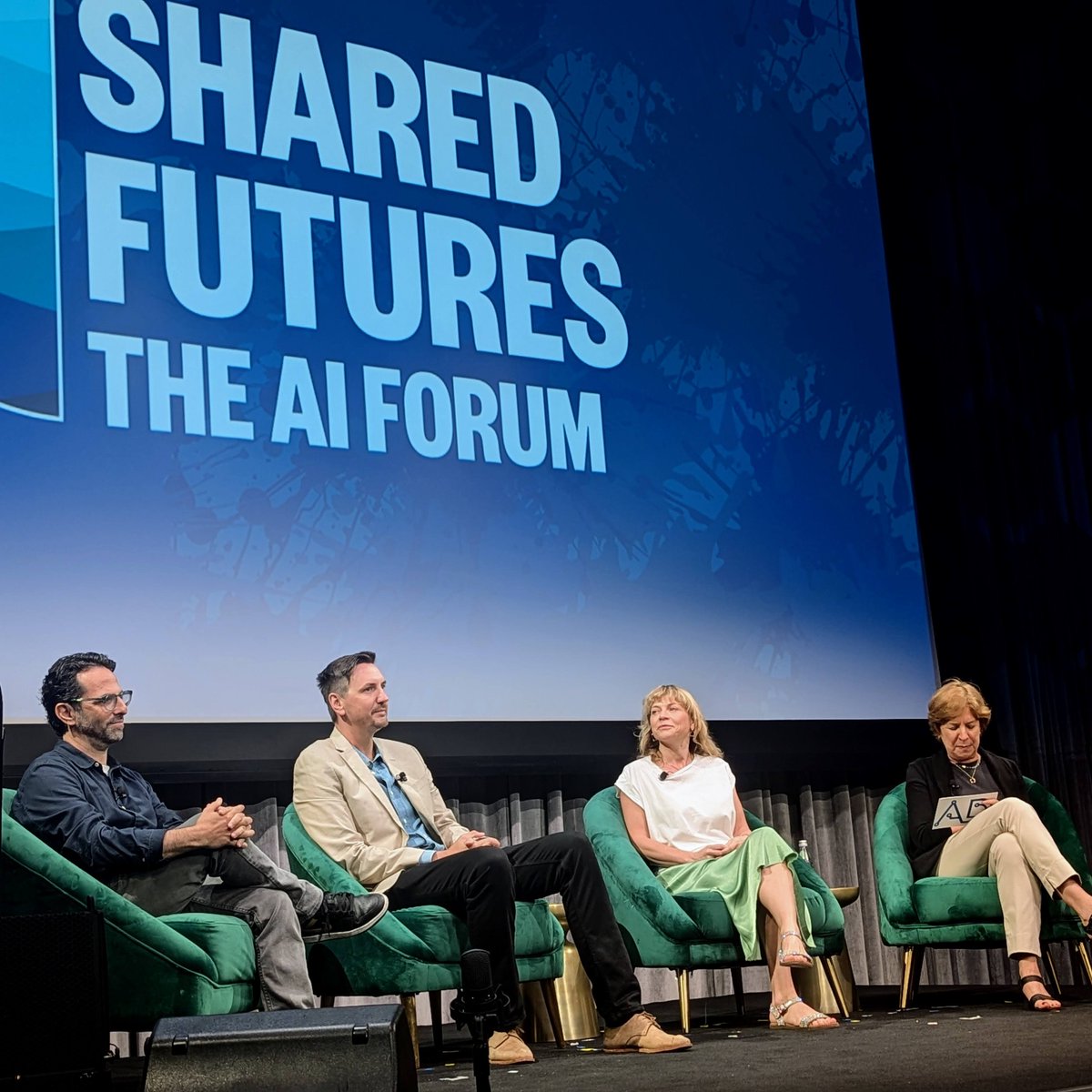 Dewey Murdick (@deweyam) on Twitter photo Enjoying the The <a href="/PJMFdn/">Patrick J McGovern Foundation</a>-funded, <a href="/AspenDigital/">Aspen Digital</a> organized Shared Futures (The AI Forum) event!
Thanks <a href="/vilasdhar/">Vilas Dhar</a> for prioritizing the creation of a space to meet such interesting people — the sidebar discussions are wonderful! Enjoying the The <a href="/PJMFdn/">Patrick J McGovern Foundation</a>-funded, <a href="/AspenDigital/">Aspen Digital</a> organized Shared Futures (The AI Forum) event!
Thanks <a href="/vilasdhar/">Vilas Dhar</a> for prioritizing the creation of a space to meet such interesting people — the sidebar discussions are wonderful!
