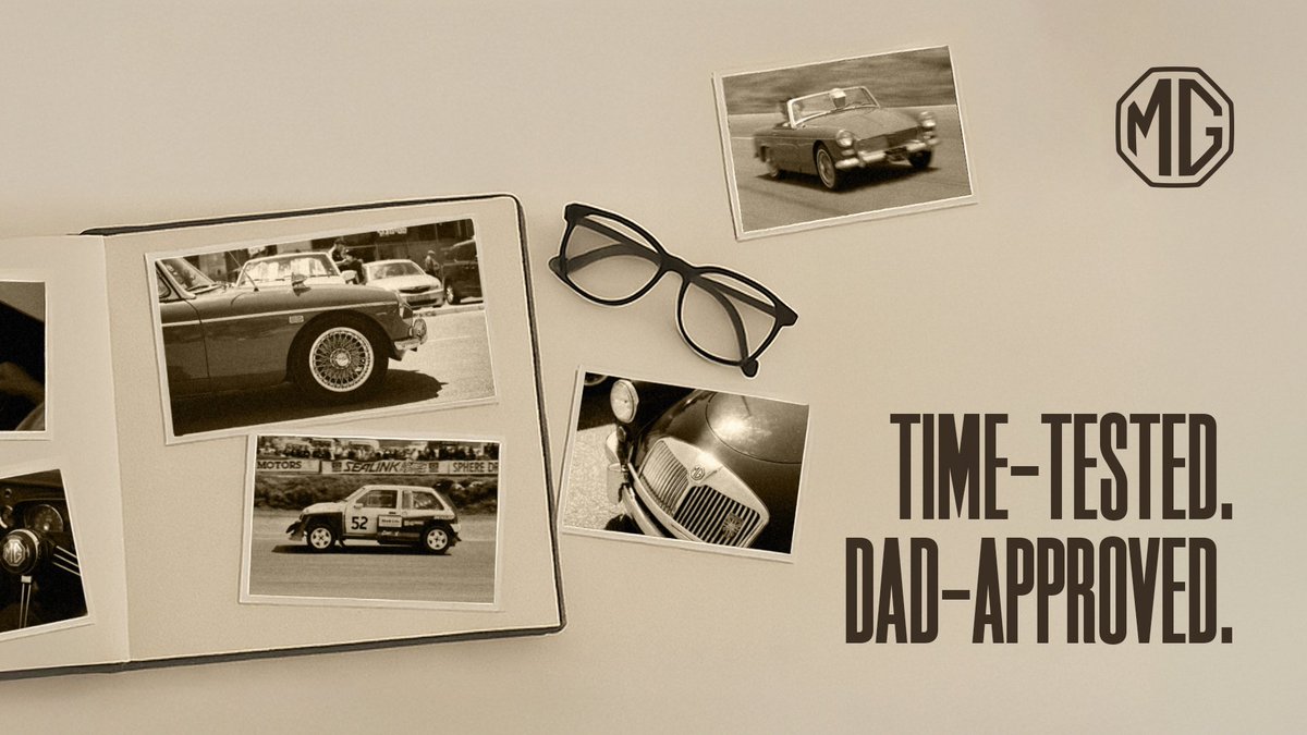 This Father’s Day we’re celebrating the Dads who made classic cool and turned every journey into a memory.

#FathersDay #DrivenByDad #MGHeritage #MGClassics