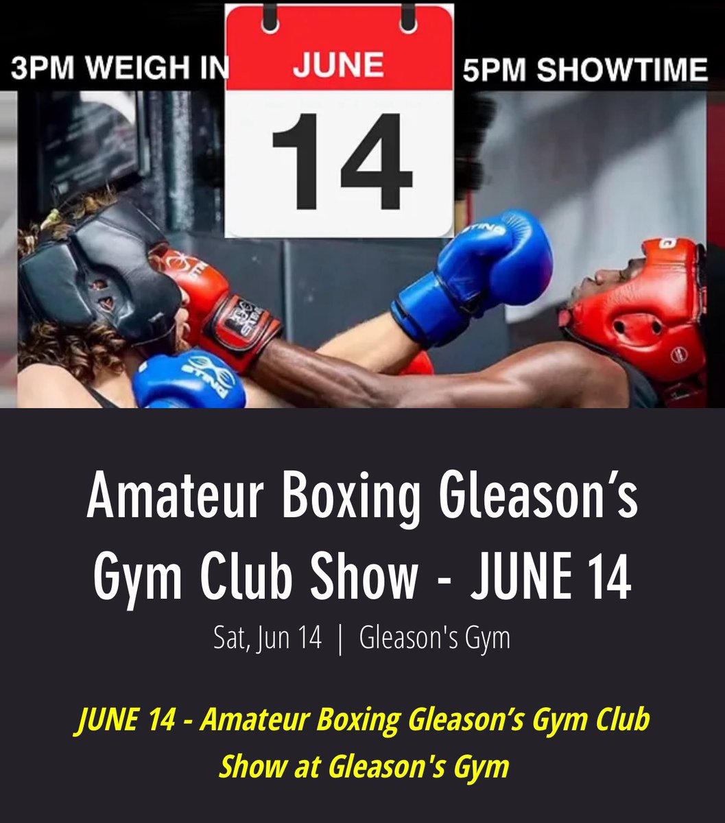 Gleason's Gym Inc. tweet media