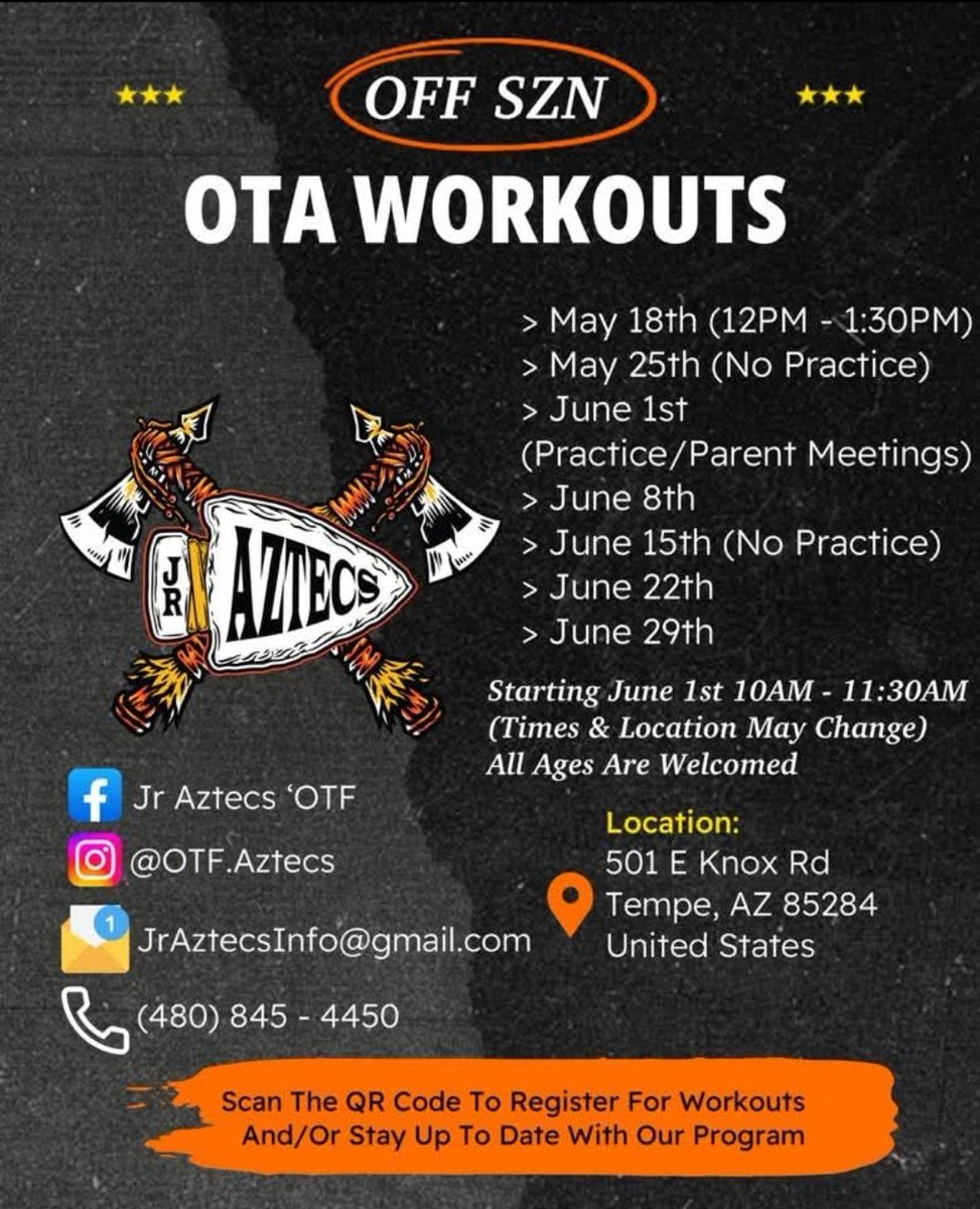 rocademus's tweet photo. Great turnout last weekend! We will be taking this weekend off for Father's Day. 🤘🏿
See you all on 6/22🏈
#JrAztecs
#tribebusiness https://t.co/YEdw2z7UIP