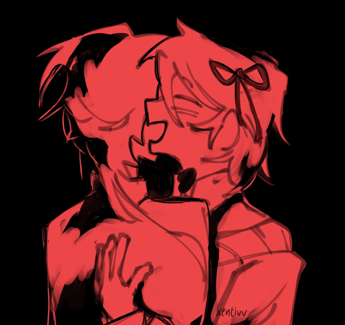 xentivv's tweet photo. la alala I hate 9th grade already la lalaa #glitchduo #lifestealfanart https://t.co/2MhQllAVHW