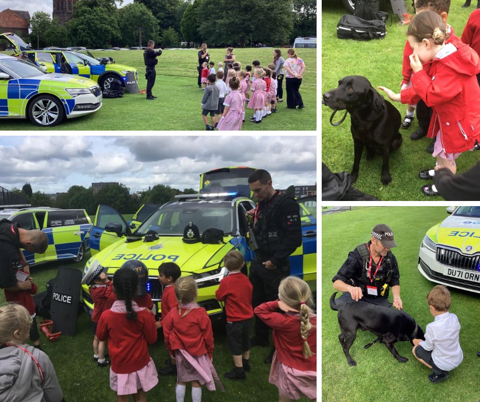 NULS_Nursery's tweet photo. Thank you to PC Harris who visited us this morning to talked to our pupils about the important jobs that Police do to keep us safe!  

Our highlights of the visit included trying on the different hats, hearing the sirens and of course, meeting Max the Police dog 🐶

#WeareNULS https://t.co/PuLgeYe82G