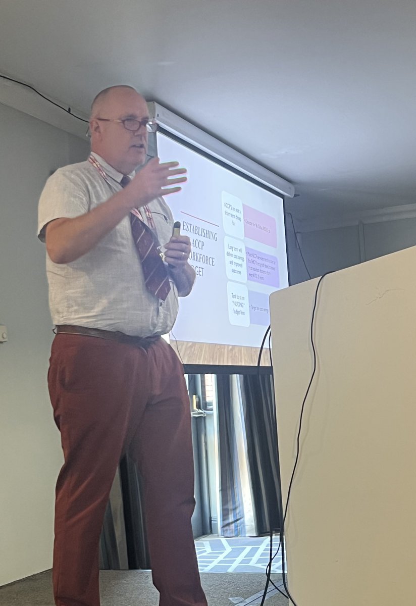 WMACCN's tweet image. Highlights on developing an ACCP workforce - insights from Bill Allen #CriticalCareWorkforce #ACCP #WMCCNConf2025