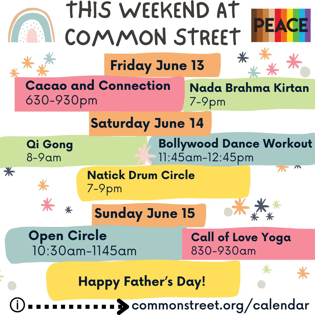 NatickSpiritual's tweet photo. Events This Wknd 💫 Call to Engage 💚 - https://t.co/I7RggdZ7Yf https://t.co/y8aNshJPa4
