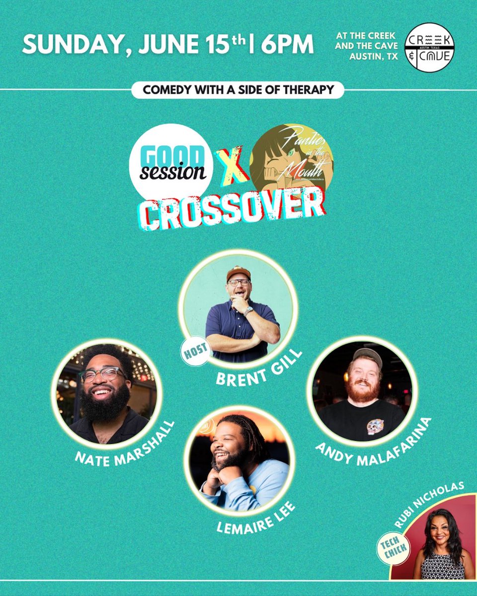 Creek and Cave (@creekandcave) on Twitter photo 🔥 This weekend at The Creek! 🔥 Tons of shows to come catch - be there 😎 all tickets available: creekandcave.com/#shows
Here’s what’s up this weekend in Austin -
🔥 Fri 6/13 (today!): KC Shornima headlines at 7pm, Hit List Comedy at 9pm, <a href="/RoastBattle/">Roast Battle</a> at 11pm
🔥 Sat 6/14 🔥 This weekend at The Creek! 🔥 Tons of shows to come catch - be there 😎 all tickets available: creekandcave.com/#shows
Here’s what’s up this weekend in Austin -
🔥 Fri 6/13 (today!): KC Shornima headlines at 7pm, Hit List Comedy at 9pm, <a href="/RoastBattle/">Roast Battle</a> at 11pm
🔥 Sat 6/14
