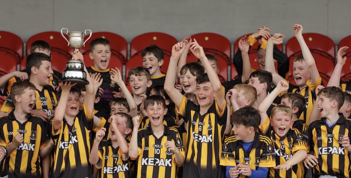 cnambanchlair's tweet photo. On behalf of CnamB GRMA to all. 6 divisions x 2, 2 academy games, 14 trophies, 2 extra time, 25 schools, 678 players,70 teachers, 2 refs, 6 umpires, 470 minutes of skill and determination - 1 county grounds
 @GaaClare @ClareCamogie @AllianzIreland @MunsterGAA @cnambnaisiunta https://t.co/27pPqIUCMu
