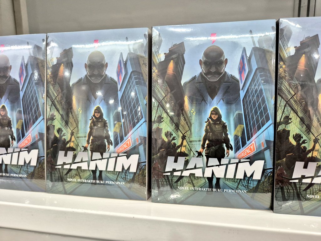 Boleh dapatkan "Hanim" di Bookcafe bookcafe.my/products/novel… Ada diskaun untuk waktu terhad 😁😁