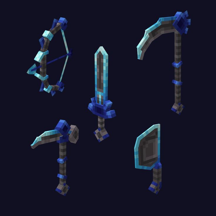 krisstrad's tweet photo. Minecraft Weapon Set
#Minecraft #PixelArt #commission #commissionsopen  #blockbench #model #weapon https://t.co/waWuZAc8WE