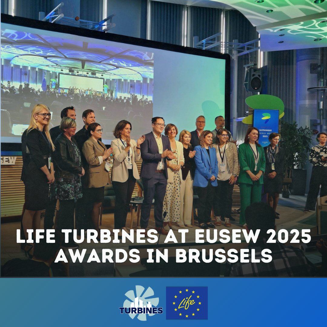We are truly honoured that LIFE TURBINES was selected as a finalist in the Innovation  category of the European Sustainable Energy Awards 2025!⚡

Our heartfelt  congratulations to the AquaBattery team for winning the category 👏