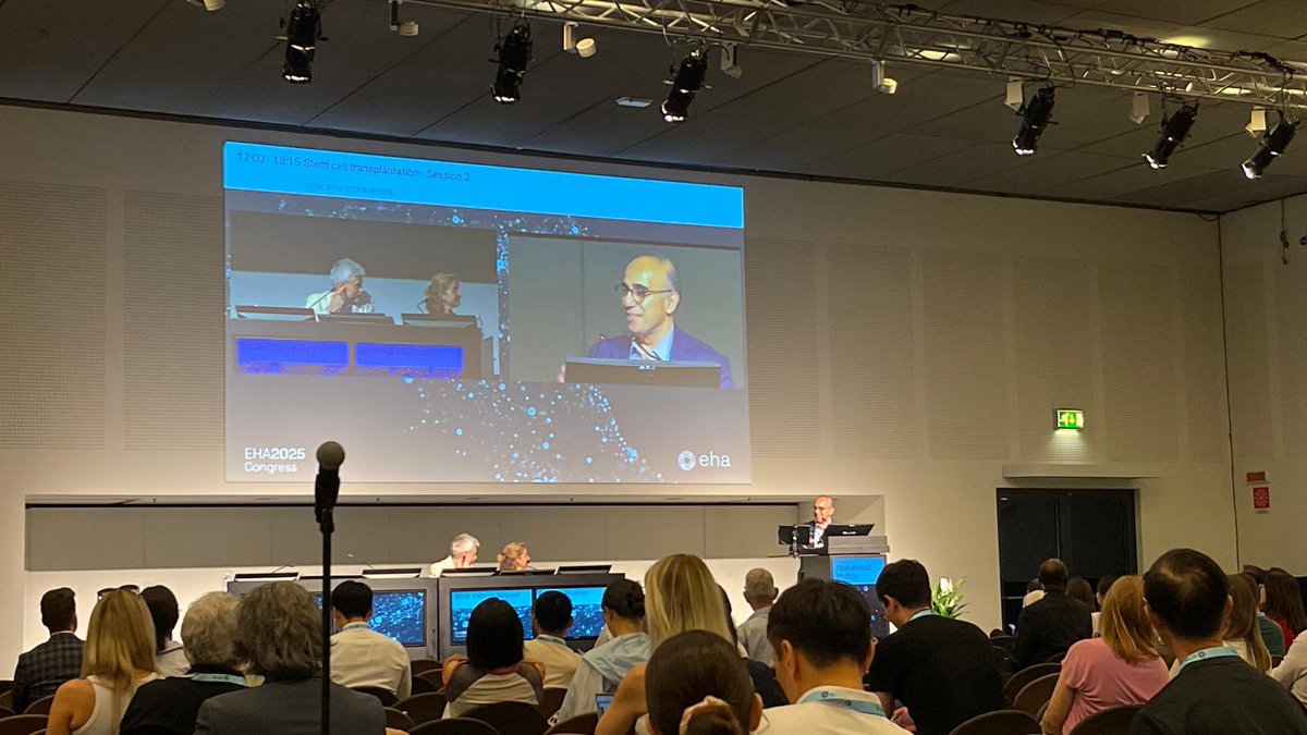 MaaT Pharma (@maat_pharma) on Twitter photo Live at #EHA2025 - proud to see Prof. Mohty <a href="/Mohty_EBMT/">Mohamad Mohty</a> presenting promising data for GvHD patients treated with Xervyteg! Live at #EHA2025 - proud to see Prof. Mohty <a href="/Mohty_EBMT/">Mohamad Mohty</a> presenting promising data for GvHD patients treated with Xervyteg!