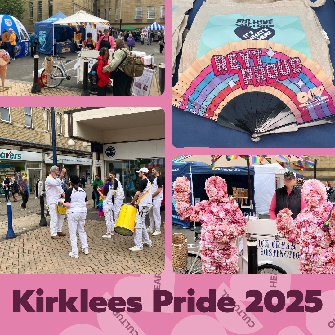 We had a great time at 
#KirkleesPride2025 last weekend! 

There were some great stalls, vibrant musical acts and blooming performers 🌺

Did you come down? 🌈