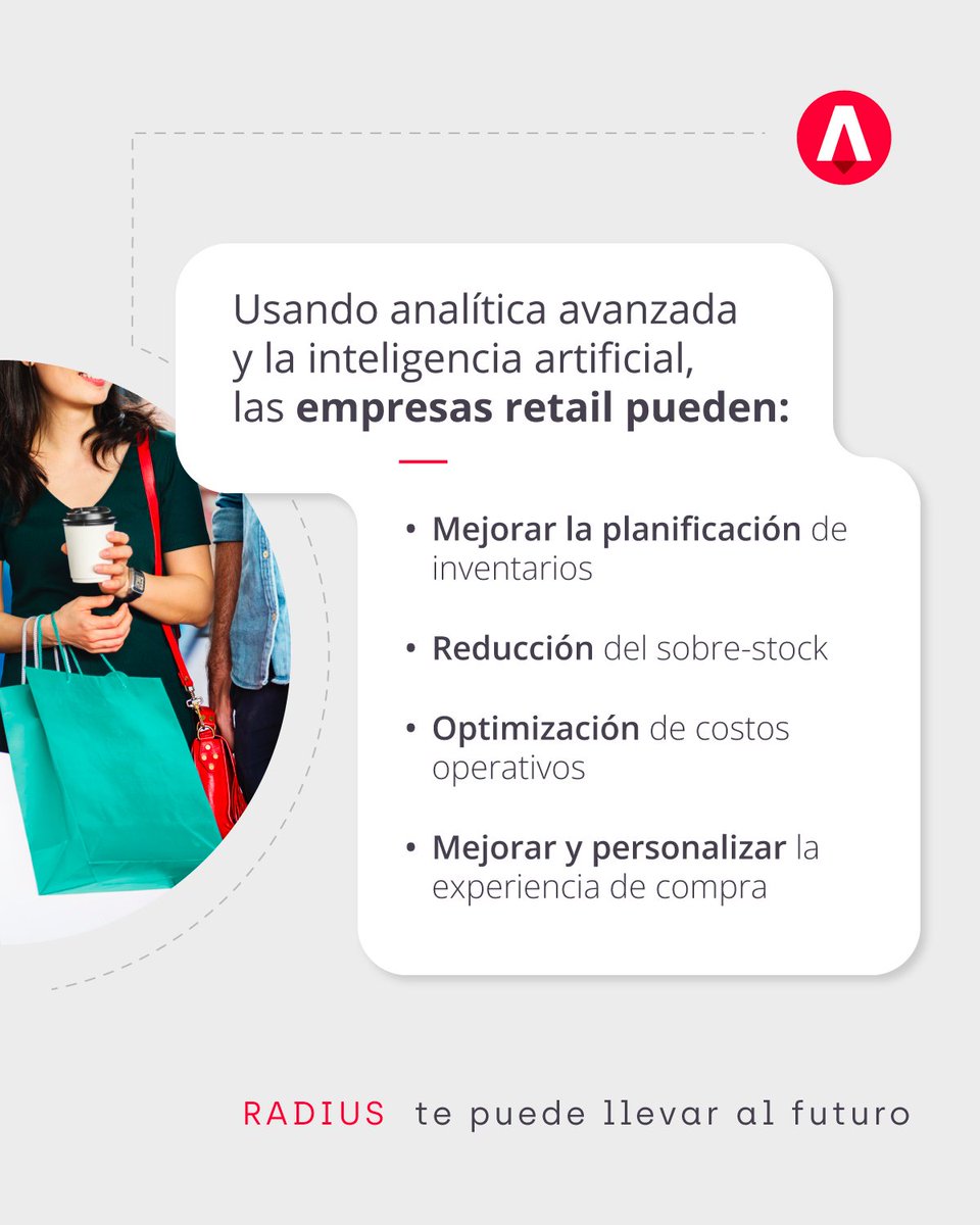 DescubreRadius's tweet image. En el mundo del Retail, la intuición ya no basta.
Las decisiones  más acertadas se toman con datos en tiempo real, análisis predictivo y visión 360 del cliente.
En Radius, ayudamos a transformar datos en decisiones que impactan.
#RetailInteligente #DataAnalytics #DataDrivenRetail