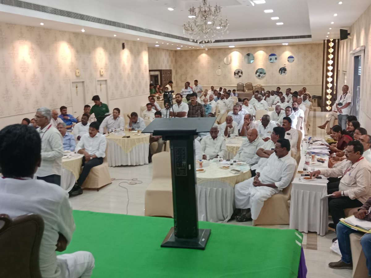 Participated in the stakeholders' meeting for the 2025–26 FCV tobacco crop season, attended by our Joint Secretary from the Department of Commerce, Ms.<a href="/KesangYSherpa/">Kesang Y Sherpa</a>  ji, IRS; Executive Director, Ms. Vishwasree ji, IAS; Vice Chairman, Brahmaiah garu &amp; Brd Member,VasuBabugaru.